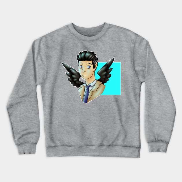 Cas Crewneck Sweatshirt by timeblitz